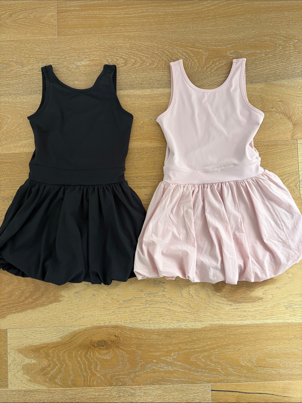 Abercrombie Girls' Athletic Dress Duo - Black & Light Pink size 11/12